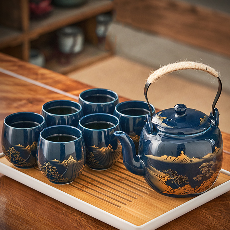 黑釉中式功夫茶具